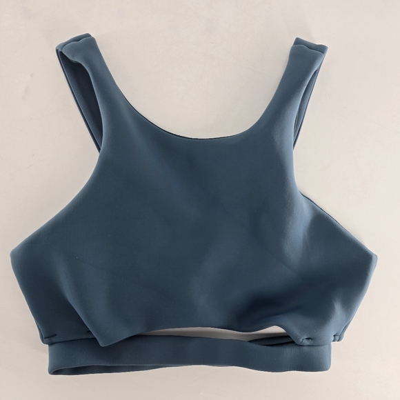 Cleo Harper Tops - Cleo Harper‎ Blue Fitted Crop Tank Top
